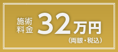 施術料金：32万円（両眼・税込）